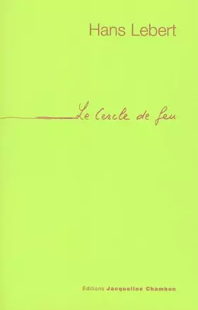 Couverture du produit · Le Cercle de feu