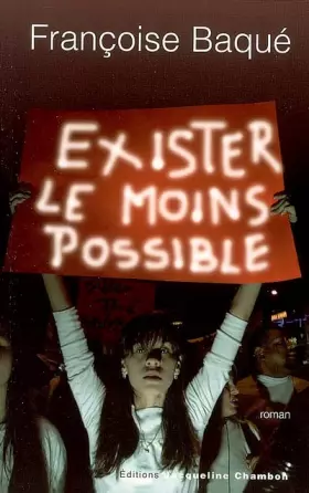 Couverture du produit · Exister le moins possible