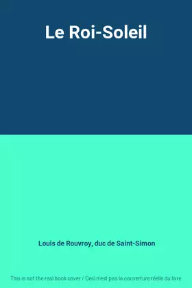 Couverture du produit · Le Roi-Soleil