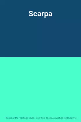 Couverture du produit · Scarpa