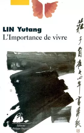Couverture du produit · L'importance de vivre