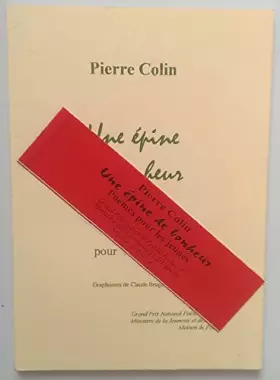 Couverture du produit · Une épine de bonheur