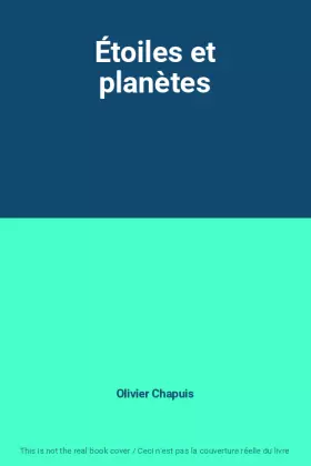 Couverture du produit · Étoiles et planètes