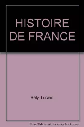 Couverture du produit · HISTOIRE DE FRANCE