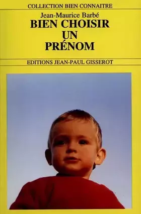 Couverture du produit · Bien choisir un prenom