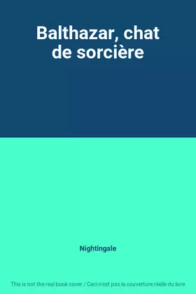 Couverture du produit · Balthazar, chat de sorcière