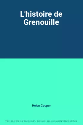 Couverture du produit · L'histoire de Grenouille