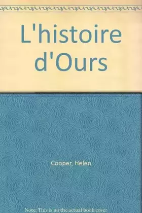 Couverture du produit · L'histoire d'Ours