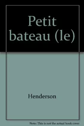 Couverture du produit · Le petit bateau