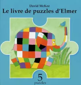 Couverture du produit · Le livre de puzzles d'Elmer (5 puzzles)