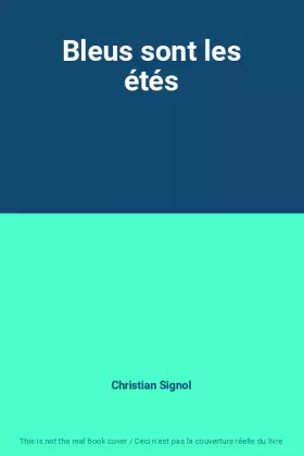 Couverture du produit · Bleus sont les étés