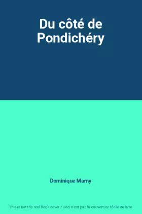 Couverture du produit · Du côté de Pondichéry