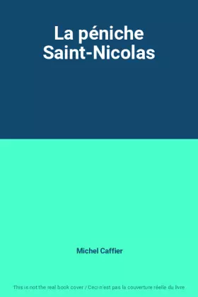 Couverture du produit · La péniche Saint-Nicolas