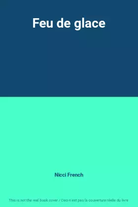 Couverture du produit · Feu de glace