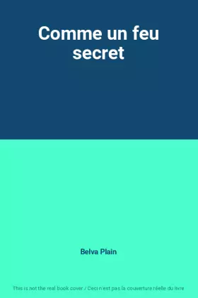 Couverture du produit · Comme un feu secret