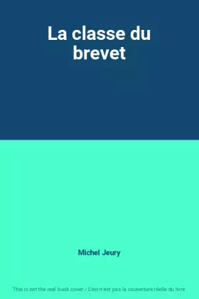 Couverture du produit · La classe du brevet