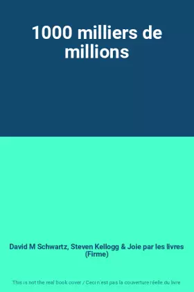 Couverture du produit · 1000 milliers de millions
