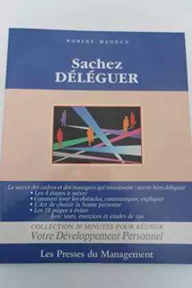Couverture du produit · Sachez deleguer