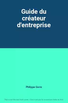 Couverture du produit · Guide du créateur d'entreprise