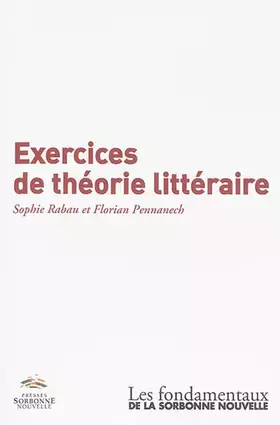 Couverture du produit · EXERCICES DE THEORIE LITTERAIRE