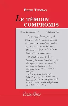 Couverture du produit · Le Témoin compromis