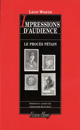 Couverture du produit · Impressions d'audience, le procès de Pétain
