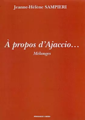 Couverture du produit · A propos d ajaccio
