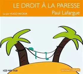 Couverture du produit · Le Droit à la paresse