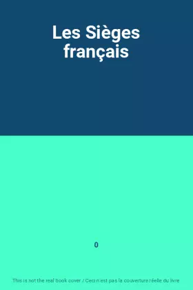 Couverture du produit · Les Sièges français