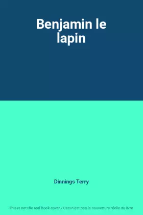Couverture du produit · Benjamin le lapin