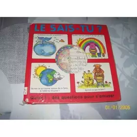 Couverture du produit · Le sais-tu ? - quizz 1 : des questions pour s'amuser