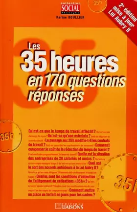 Couverture du produit · Les 35 heures en 170 questions