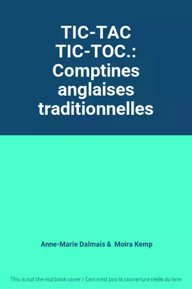 Couverture du produit · TIC-TAC TIC-TOC.: Comptines anglaises traditionnelles