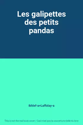 Couverture du produit · Les galipettes des petits pandas