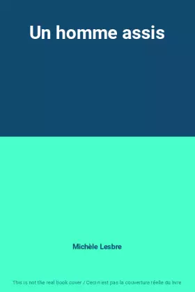 Couverture du produit · Un homme assis
