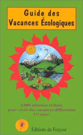 Couverture du produit · Guide des vacances écologiques (édition 2000-2001)