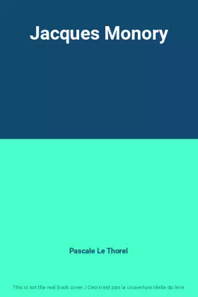 Couverture du produit · Jacques Monory