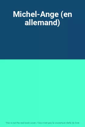 Couverture du produit · Michel-Ange (en allemand)