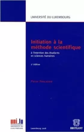 Couverture du produit · Initiation à la méthode scientifique