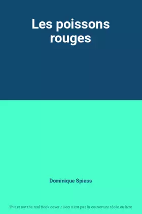 Couverture du produit · Les poissons rouges