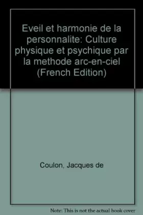 Couverture du produit · Eveil et harmonie de l'enfant