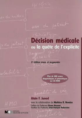 Couverture du produit · DECISION MEDICALE 2E AVEC CD
