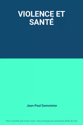 Couverture du produit · VIOLENCE ET SANTÉ