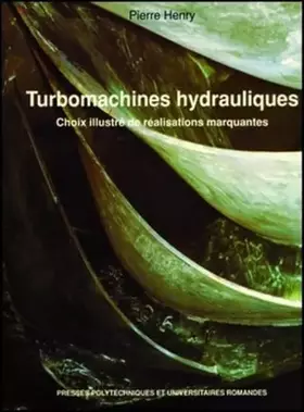 Couverture du produit · Turbomachines Hydrauliques