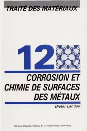 Couverture du produit · Chimie et Corrosion