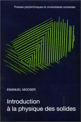 Couverture du produit · INTRODUCTION A LA PHYSIQUE DES SOLIDES