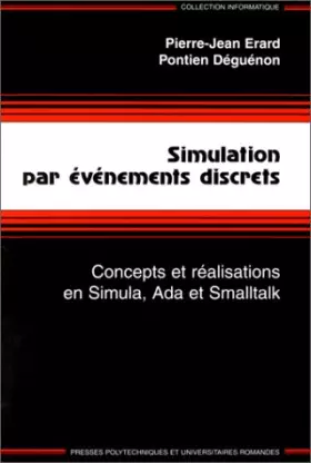 Couverture du produit · Simulation par évènements discrets. Concepts et réalisations en Simula, Ada, Smalltalk