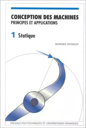 Couverture du produit · Conception des machines: Principes et applications