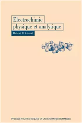 Couverture du produit · Electrochimie physique et analytique