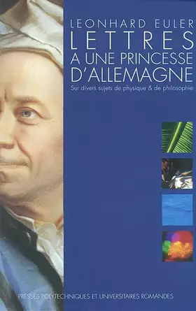 Couverture du produit · Lettres à une princesse d'Allemagne